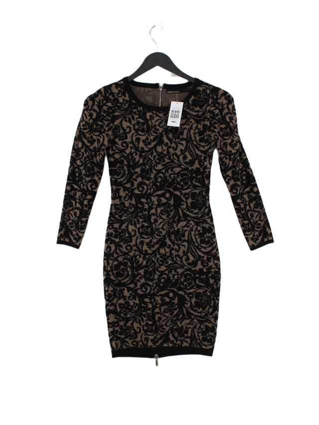 Karen Millen Women's Midi Dress XS Black Viscose with Polyester