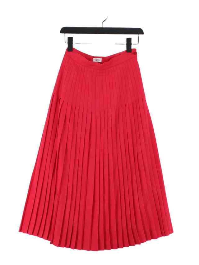 Viyella Women's Midi Skirt UK 10 Pink Polyester with Lyocell Modal, Other