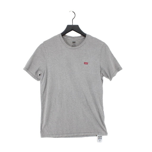 Levi’s Women's T-Shirt S Grey 100% Cotton