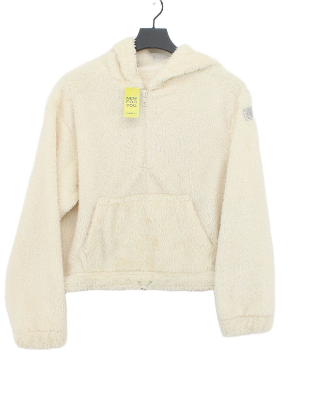 Urban Outfitters Women's Hoodie S Cream 100% Polyester