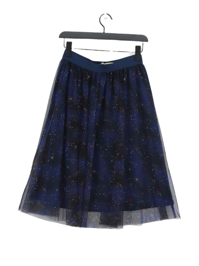 Monki Women's Midi Skirt S Blue 100% Polyester