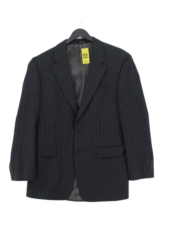 Ralph Lauren Men's Blazer Chest: 38 in Grey 100% Wool