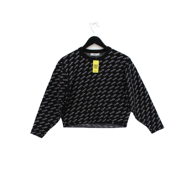 Zara Women's Jumper M Black Polyester with Nylon, Viscose