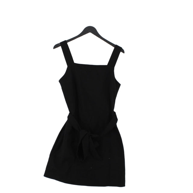 Zara Women's Midi Dress S Black 100% Wool