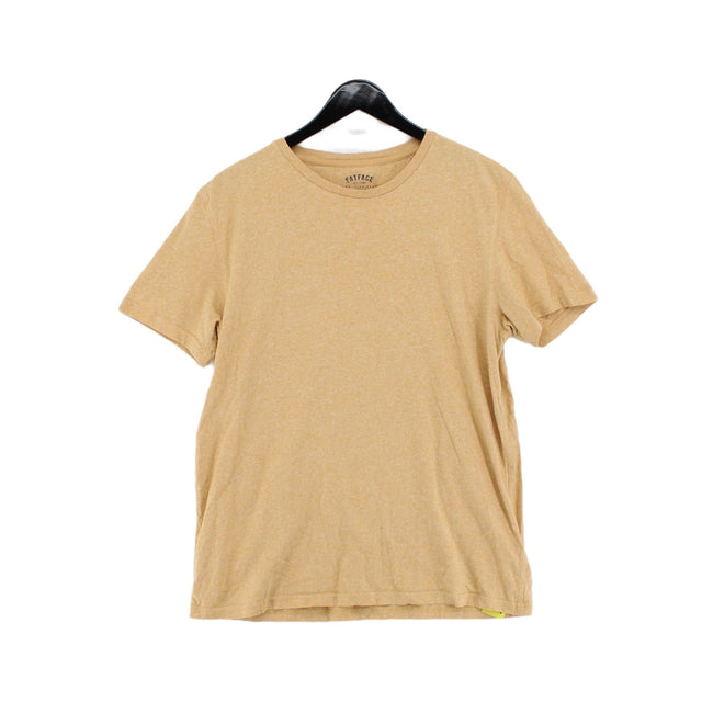 FatFace Men's T-Shirt L Orange 100% Cotton