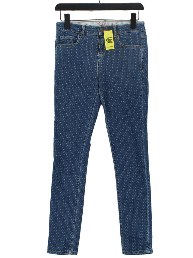 Cath Kidston Women's Jeans UK 8 Blue Cotton with Elastane