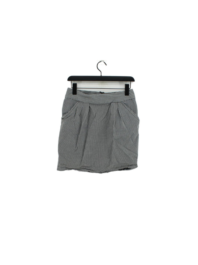 Guess Women's Midi Skirt W 29 in Grey Cotton with Spandex