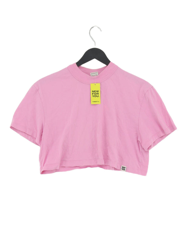 Lucy & Yak Women's Top S Pink 100% Cotton