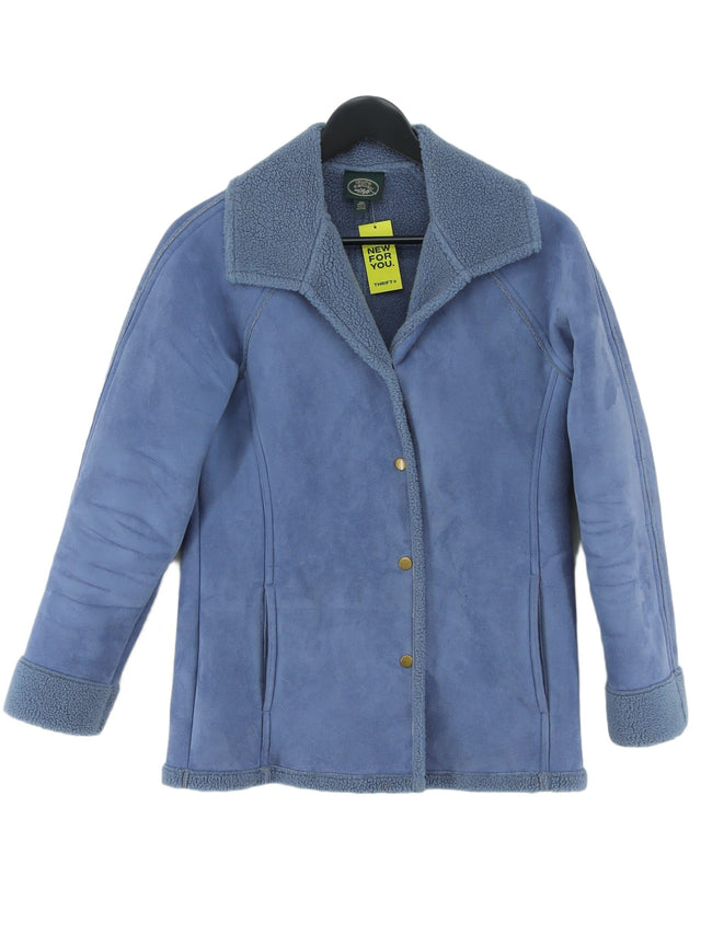 Laura Ashley Women's Jacket S Blue 100% Spandex