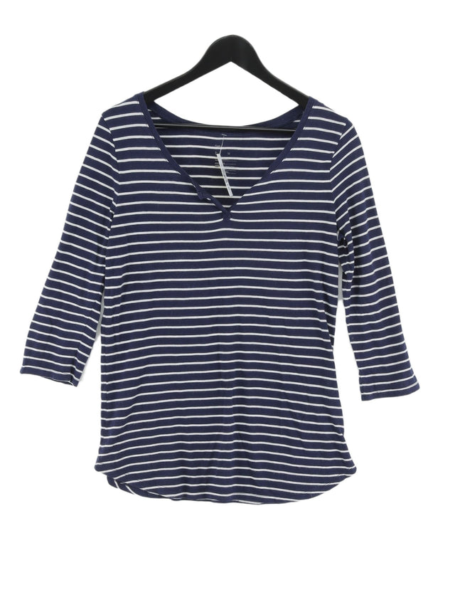 Gap Women's Top M Blue Cotton with Lyocell Modal