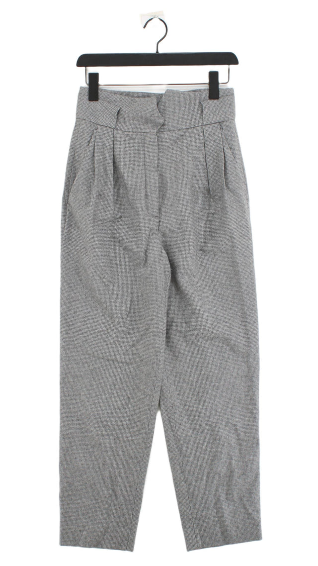 Massimo Dutti Women's Trousers UK 10 Grey