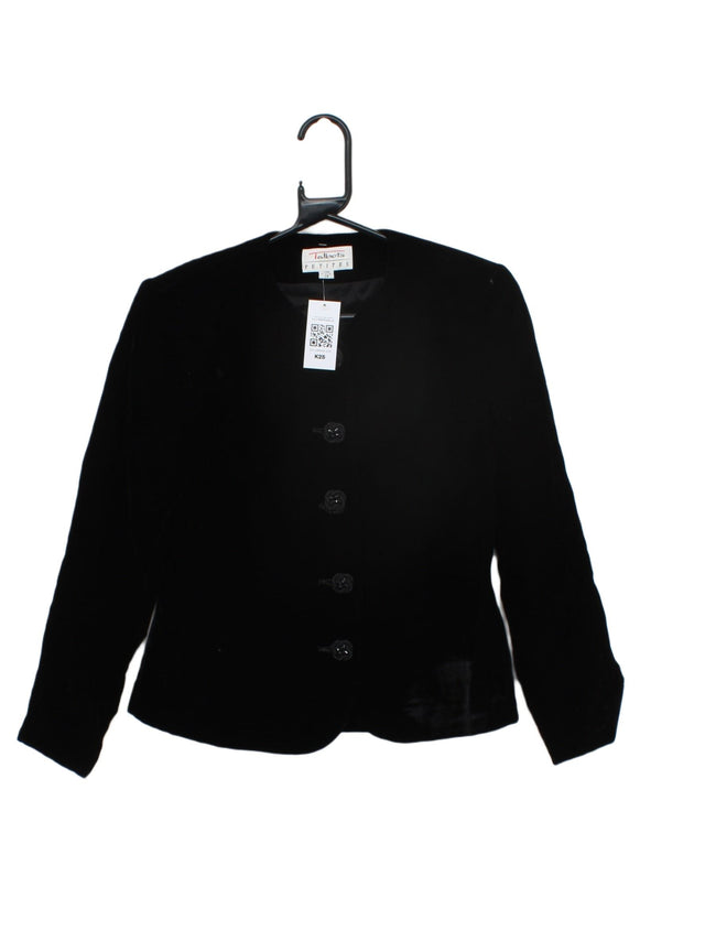 Vintage Talbots Women's Blazer Chest: 32 in Black Other with Rayon