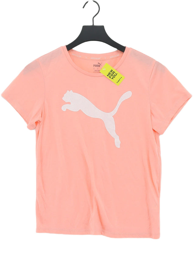 Puma Women's T-Shirt XS Pink Polyester with Viscose