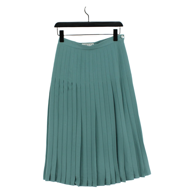 Jaeger Women's Midi Skirt W 28 in Blue 100% Polyester