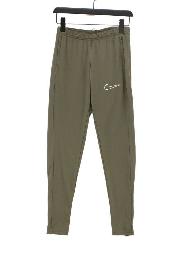 Nike Men's Sports Bottoms XS Green Polyester with Elastane