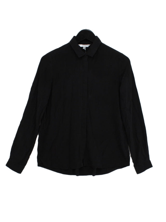 & Other Stories Women's Shirt UK 8 Black 100% Silk