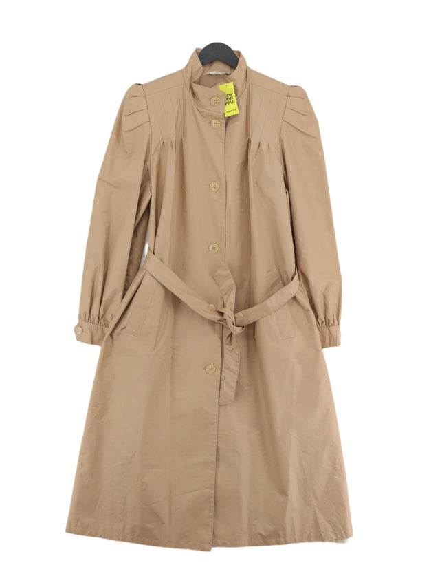 Vintage Gallery Women's Coat UK 10 Tan Polyester with Nylon, Other