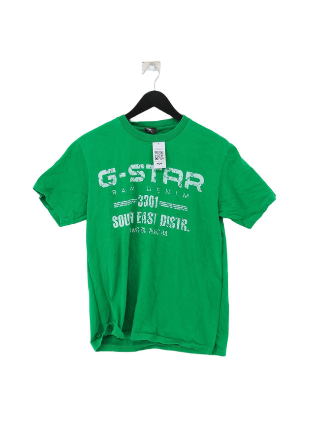 G-Star Raw Men's T-Shirt S Green 100% Other