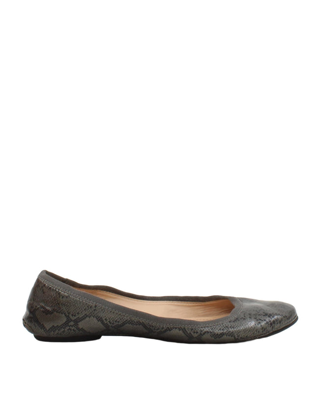DKNY Women's Flat Shoes UK 4.5 Grey 100% Other