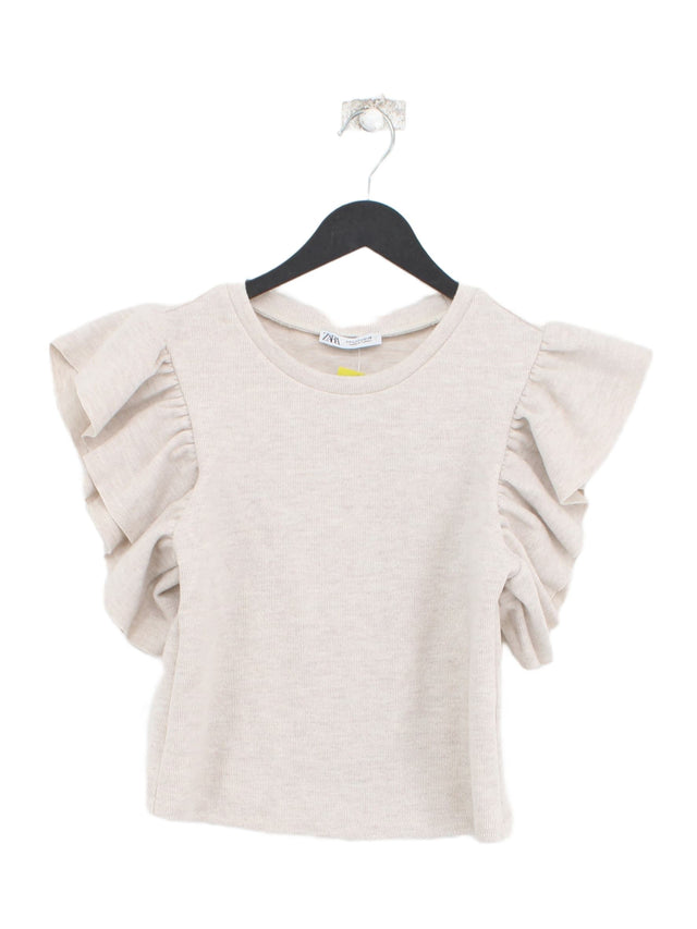 Zara Women's Top S Cream 100% Other