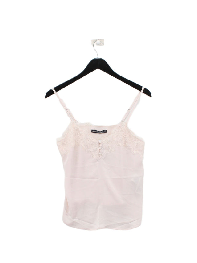 Abercrombie & Fitch Women's Top XS Pink 100% Polyester