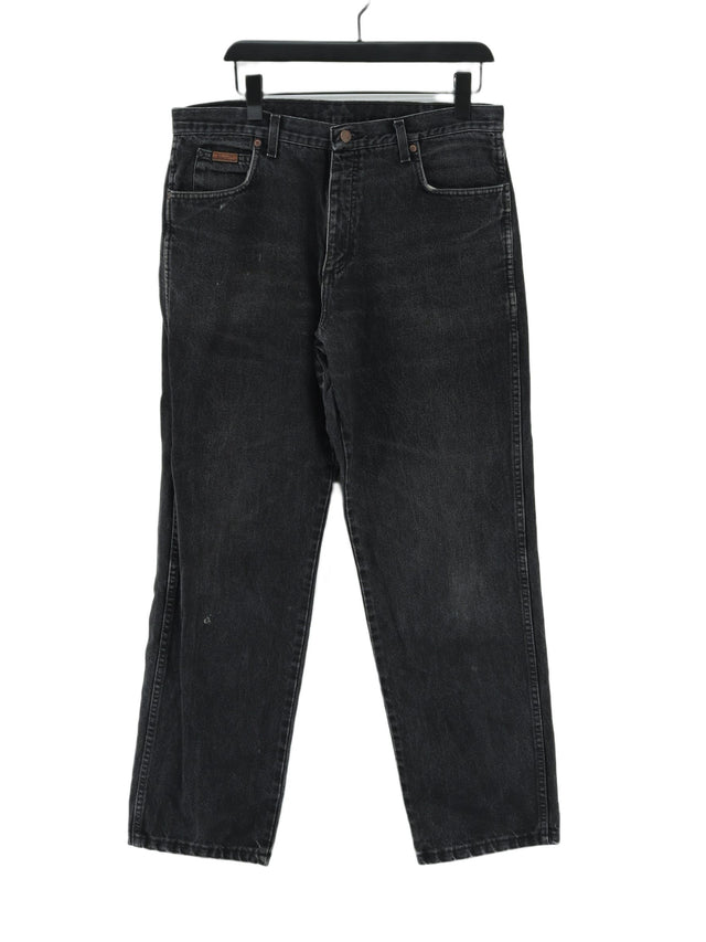 Wrangler Men's Jeans W 34 in Black 100% Cotton