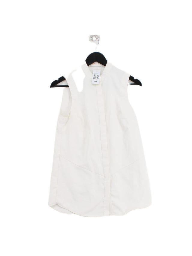 Finery Women's Shirt UK 8 White 100% Polyester