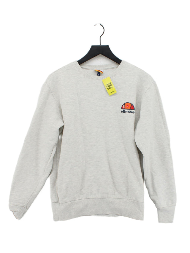 Ellesse Women's Jumper M Grey Cotton with Polyester