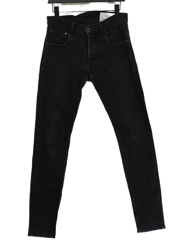 Rag & Bone Women's Jeans W 31 in Black Cotton with Elastane