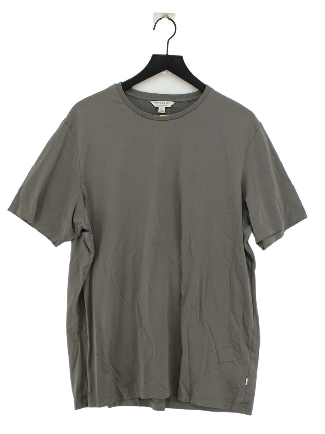Autograph Men's T-Shirt XXL Grey 100% Cotton