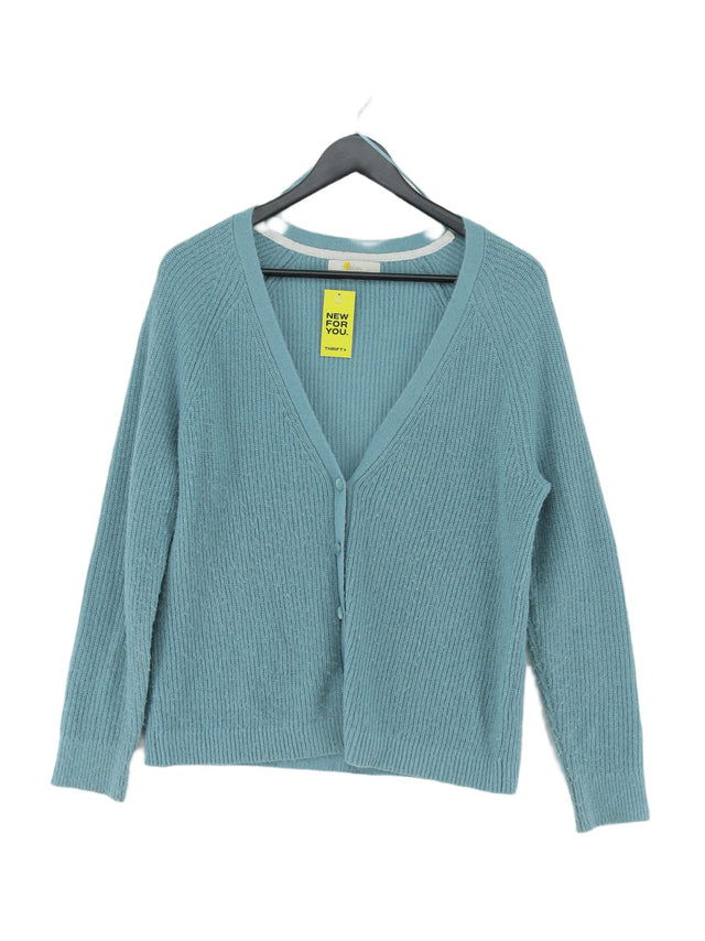 Boden Women's Cardigan L Blue Acrylic with Other, Polyamide, Wool
