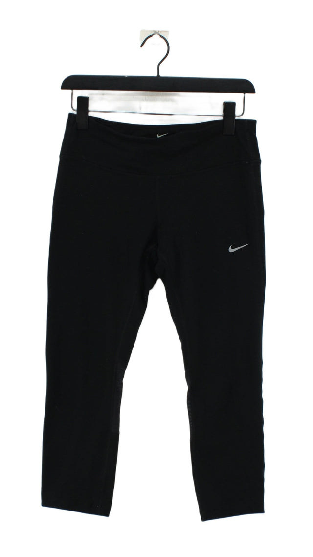 Nike Women's Leggings M Black Polyester with Elastane, Nylon