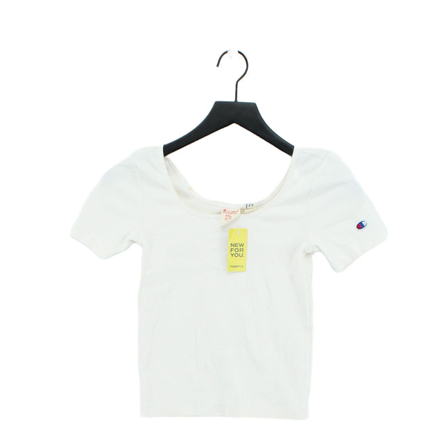 Champion Women's T-Shirt S White 100% Other