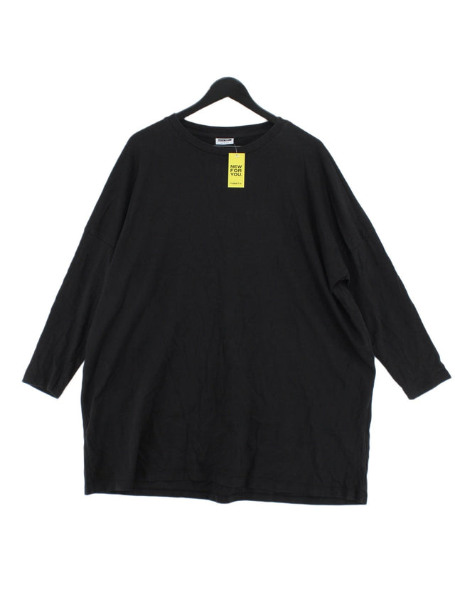 Noisy May Men's T-Shirt L Black 100% Cotton