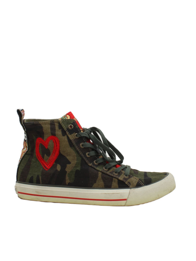 Desigual Women's Trainers UK 7 Green 100% Other