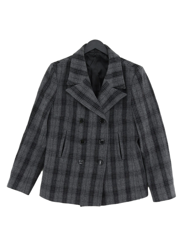 Austin Reed Women's Coat UK 12 Grey