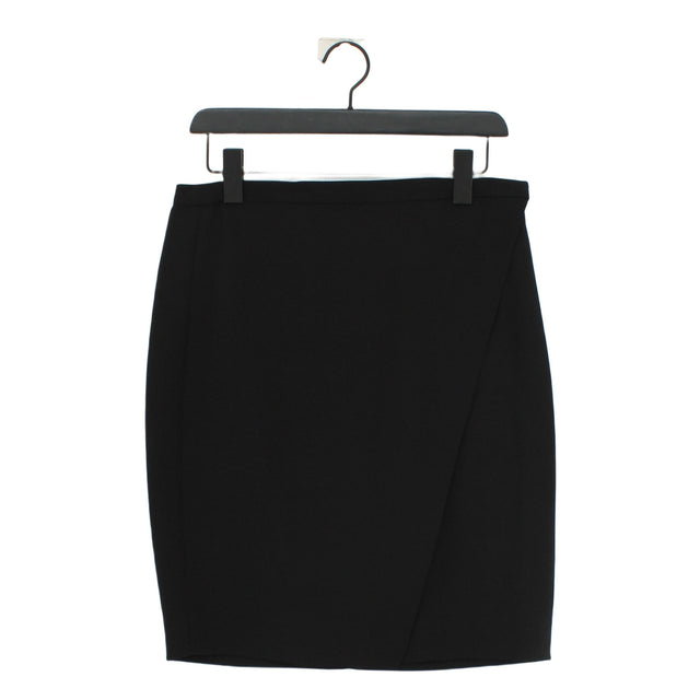 J. Crew Women's Midi Skirt S Black 100% Polyester