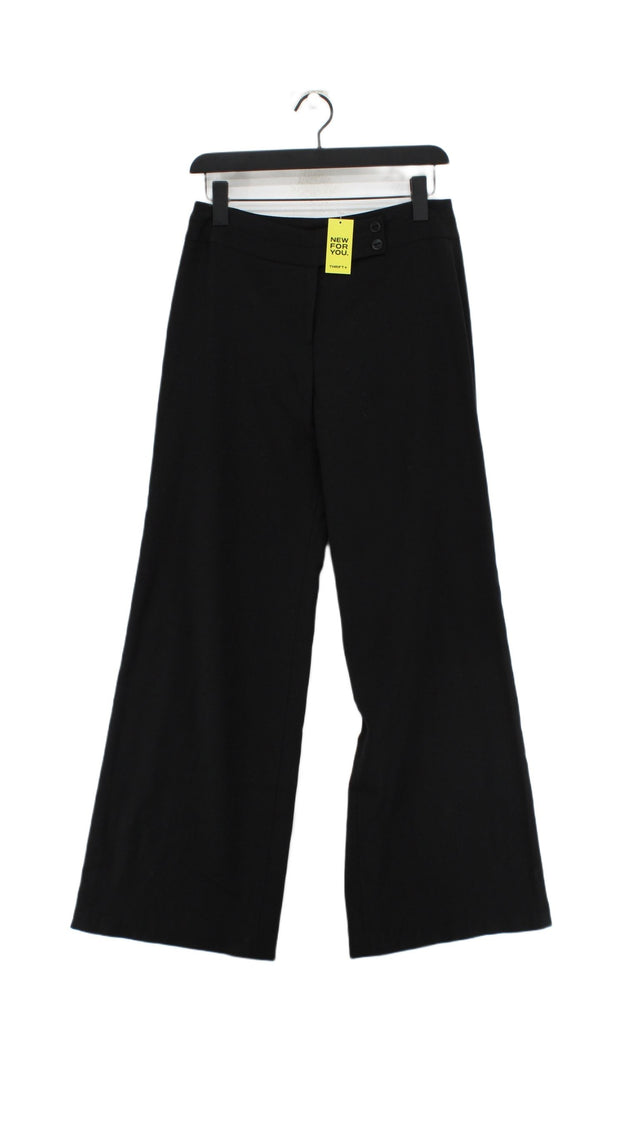Coast Women's Suit Trousers UK 10 Black Wool with Elastane, Nylon, Viscose