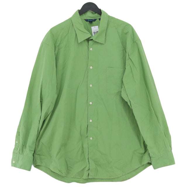 Boden Men's Shirt XXL Green 100% Cotton