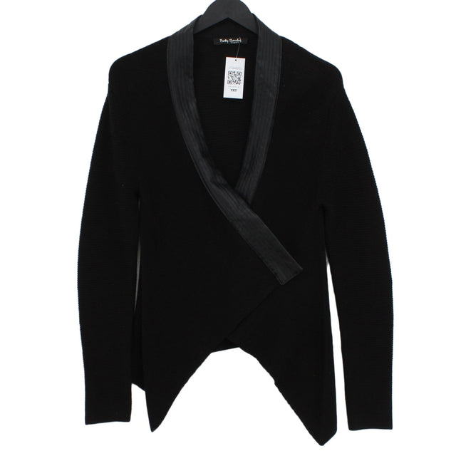 Betty Barclay Women's Cardigan UK 8 Black Cotton with Other, Polyester