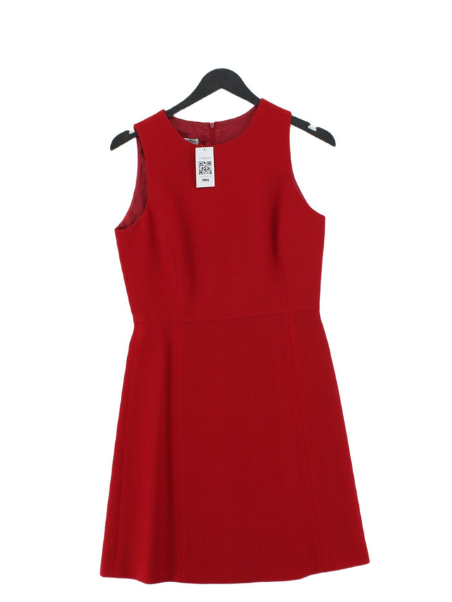 Emporio Armani Women's Midi Dress UK 14 Red 100% Other