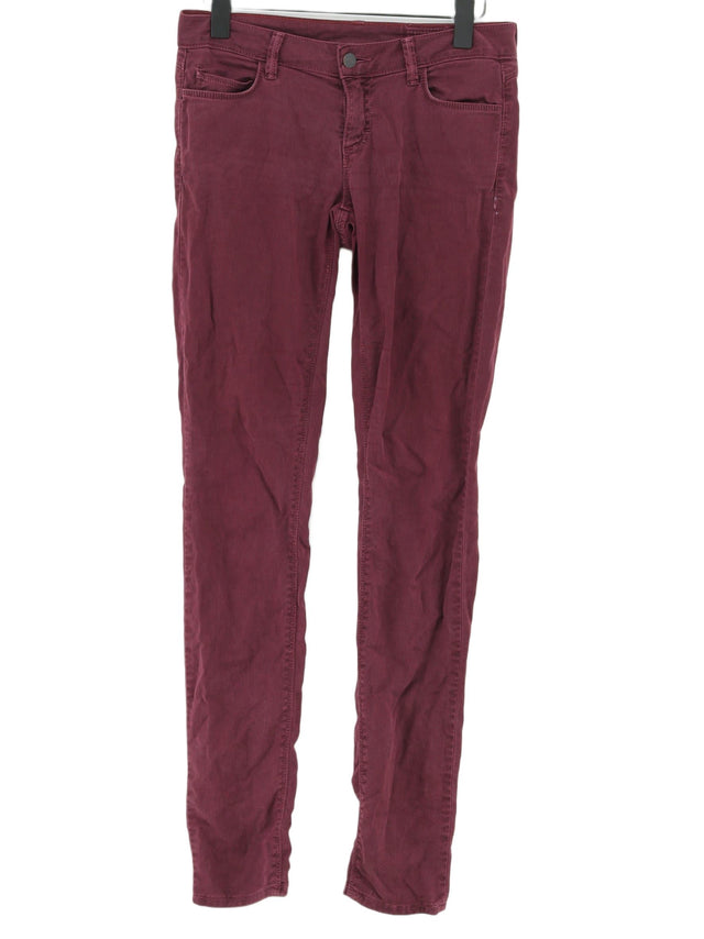 Siwy Women's Jeans W 26 in Purple Cotton with Elastane, Lyocell Modal