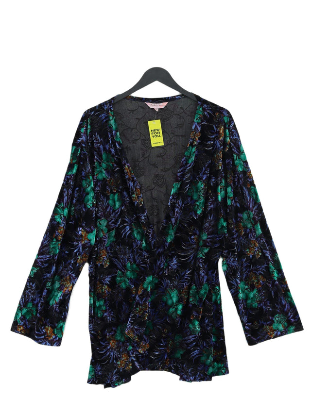 Michele Hope Women's Cardigan UK 28 Multi Polyester with Elastane, Nylon