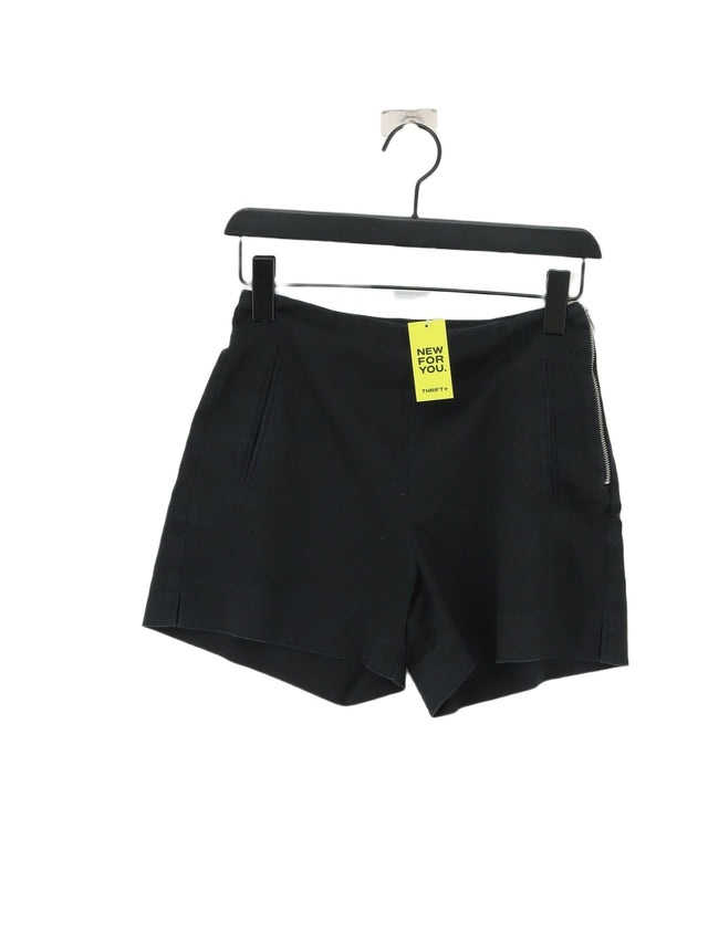 Studio W Women's Shorts UK 8 Black Cotton with Polyester, Spandex