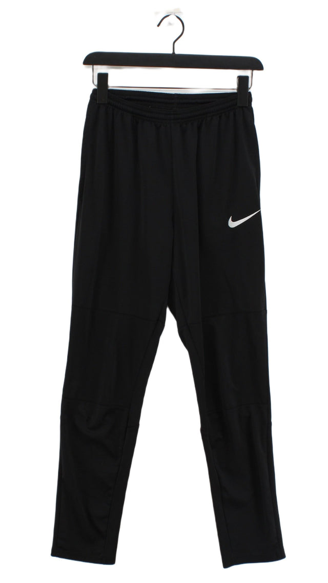 Nike Men's Sports Bottoms S Black Polyester with Elastane