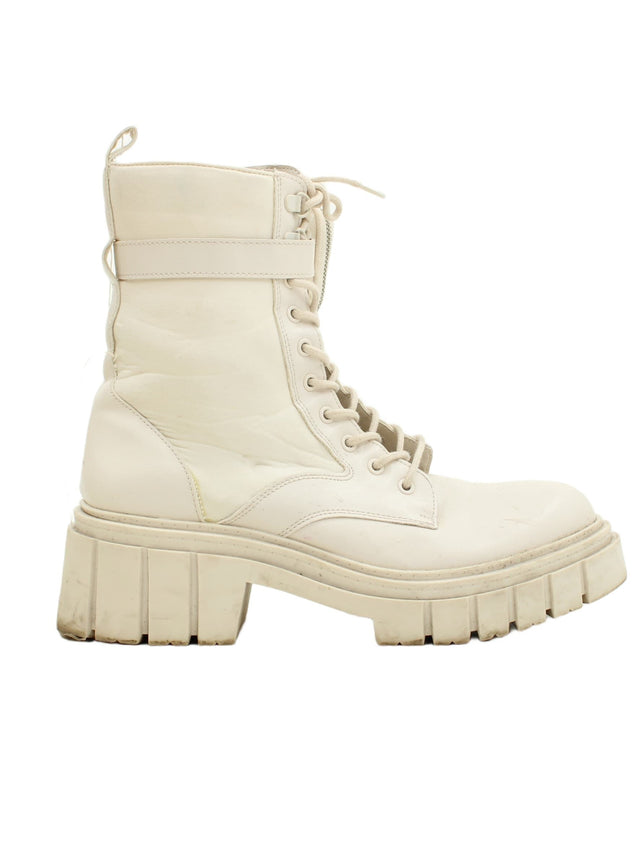 Catwalk Collection London Women's Boots UK 8.5 Cream 100% Other