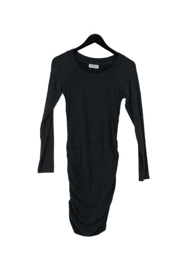 Velvet Women's Midi Dress M Grey Polyester with Rayon, Spandex