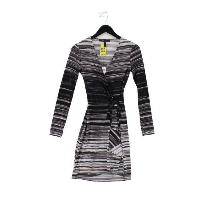 BCBGMAXAZRIA Women's Midi Dress XXS Multi Polyester with Elastane