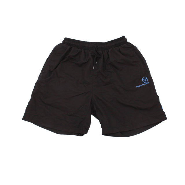 Sergio Tacchini Men's Shorts XL Black 100% Other