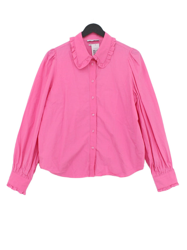 Reserved Women's Shirt UK 12 Pink 100% Cotton